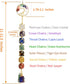 Tree of Life Handmade 7 Chakras Stones Healing Crystals Tree of Life Hanging Ornament for Home Decor