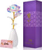 Tmacker Birthday Gifts for Women, Artificial Rose Flowers & Vase Gift for Her Mom Mother Wife Girlfriend Teacher Mother's Day,Graduation, Thanksgiving,Valentine's Day,Christmas,Anniversary Decorations