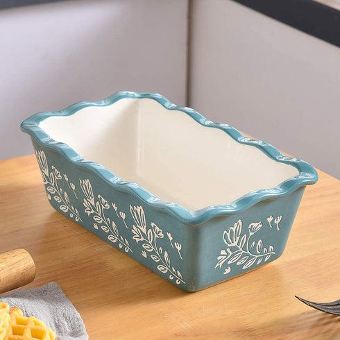 Wisenvoy Loaf Pan Bread Pan Ceramic loaf pans for baking 8.5 Inch x 4.5 Inch Baking Pans Nonstick Bread Pans for Baking