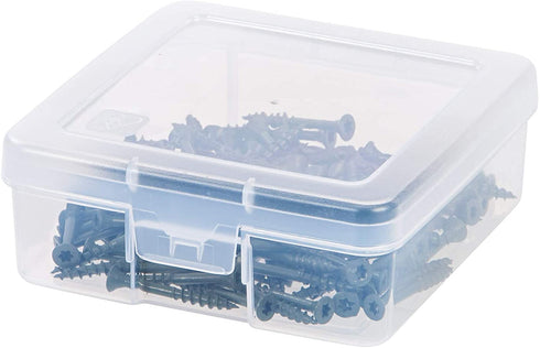 IRIS USA Small Modular Supply Case, 10 Pack, Clear 585170