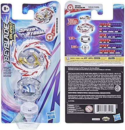 BEYBLADE Burst Surge Speedstorm Abyss Devolos D6 Spinning Top Single Pack -- Balance Type Battling Game Top, Toy for Kids Ages 8 and Up