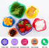 Koulang 21 Day Portion Control Container Kit - 14 Pieces BPA Free Food Portion Container Multi-Color Coded and Label-Engraved for Diet Plans, Lose Weight with eBook