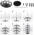 KIMIUP Coffee Pod Holder, Coffee Pod Storage Compatible with K-Cups(36 Pods), Kitchen Detachable Coffee Pod Organizer for Countertop, Spins 360-Degrees Coffee Pod Carousel