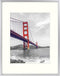 Frametory, 11x14 Aluminum Photo Frame with Ivory Color Mat for 8x10 Picture & Real Glass, Metal Picture Frame Collection (Silver, 1-Pack)