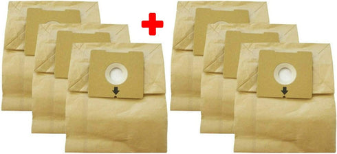 Vacurama Premium Bissell Vacuum Bags - Compatible for Zing, Zing 2 & PowerForce Canister Models 4122, 4122D, 1668, 1668C, 1668W, 2154A, 2154C, 2154W, 1608 - Bag Type 213-8425 (6 Pack)