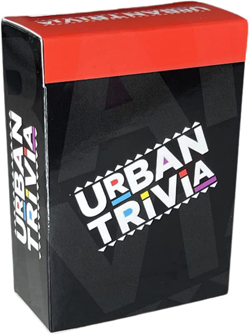 Urban Trivia Game - Black Trivia Card Game for The Culture! Fun Trivia on Black TV, Movies, Music, Sports, & Growing Up Black! Great Trivia for Adult Game Nights and Family Gatherings.