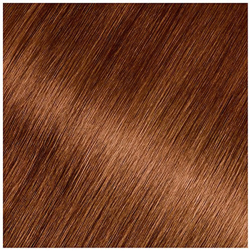 Garnier Olia Ammonia Free Permanent Hair Color, 100% Gray Coverage (Packaging May Vary), 6.43 Light Natural Auburn, Red Hair Dye, Pack of 1