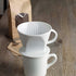 Aerolatte Pour Over Coffee Dripper Reusable Filter Cone Brewer, Number 2-Size, Ceramic, Brews 2 to 6-Cups