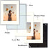 Frametory, 11x14 Aluminum Frame, 8x10 Photo with Ivory Mat for Wall Display, Sawtooth Hanger, Swivel Tabs, Spring Clips Great for Photos, Artworks, Posters (Silver, 1-Pack)