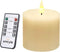 smtyle Flameless Candle with Battery Operated 3 X 3 Inch Real Wax Pillar LED Candle with 10 Key Remote and Cycling Timing Ivory
