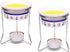 Nantucket Seafood Nautical Seafood Butter Warmer Cups, Set of 2, White