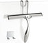 Simtive 10-Inch Shower Squeegee Set, Squeegee for Shower Glass Door, Mirror and Window, Includes Shower Door Hook and Adhesive Hook