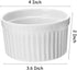 Ramekin Bowls 8OZ,WERTIOO 8 PCS Bakeware Set for Baking and Cooking, Oven Safe Sleek Porcelain Colorful Ramikins for Pudding, Creme Brulee, Custard Cups and Souffle Small instant table tray