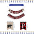 PRATYUS Lumberjack First Birthday Party Decoration, Buffalo Plaid Camping Wild Bear 1st Party Supplies With Birthday Banner and Garland,Baby Crown Hat and Cake Topper for Baby Girl Boy Photo Booth Props