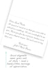 Hortense B. Hewitt 50-Count Kraft Natural and Gold Thank You Note Cards, 4.8 x 3.3-Inches