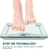 NUTRI FIT Digital Body Weight Bathroom Scale BMI, Accurate Weight Measurements Scale,Large Backlight Display and Step-On Technology,400 Pounds