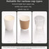 DAHAKII Cup Dispenser for Water Paper Cup Holder Wall Mounted Anti-Dust Cover Self Adhesive Pull Type Disposable Cups Holder (Gray)