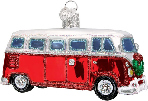 Old World Christmas Ornaments: Camper Van Glass Blown Ornaments for Christmas Tree