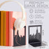 Bookends New York City, NYC Skyline Book Ends for Shelves (1 Pair)