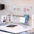 russell+hazel Acrylic Wall Valet, Clear with Gold-Toned Hardware, 12.375? x 3.5? x 5.125?