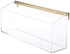 russell+hazel Acrylic Wall Valet, Clear with Gold-Toned Hardware, 12.375? x 3.5? x 5.125?