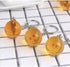 CheeseandU 7Pack Dragon Ball Star Acrylic Keychains 2.7cm Crystal Play Ball 7 Stars Anime Keyring Pendant Anime Collectibles Ideal Gift for Kids Bday Gift DBZ Fun