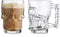 King International Skull Beer Mug| Set of 2| 17.7 Oz| Glass Beer Draft Mug glasses| HALLOWEEN SKULL| Gothic Decor| Glass Beer Mug| Whisky/Wine/Vodka Glass for Your Home Bar