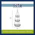 RSVP International Hanging Storage Collection 3-Tier Baskets, Bronze Chicken Wire