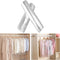 50 Pack Garment Bags Transparent Clothing Dust Cover Protector for Suit Coats Dress Closet Storage Protector Dustproof Hanging Clothes for Dry Cleaner, Home Storage,Travel Storage Closet¦