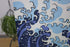 Denelchon Made in Japan Noren Curtain Tapestry Ukiyoe Hokusai The Great Wave Kanagawa