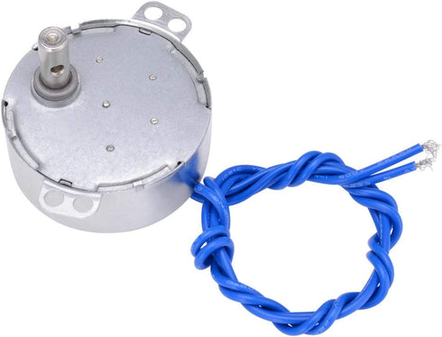 REENFAYA 4PCS Synchronous Synchron Motor Turntable Motor 110V Motor, 50/60Hz AC 100~127V 4W CCW/CW with 7MM Flexible Coupling Connector for Cup Turner,Cuptisserie,Tumbler Cup Rotator (5-6RPM)