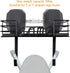 TJ.MOREE Ironing Board Hanger Wall Mount- Laundry Room Decor- Iron and Ironing Board Holder, Laundry Room Organization and Storage with Large Storage Black Wooden Base Basket and Removable Hooks