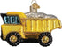 Old World Christmas Glass Blown Ornament Toy Dump Truck (44085)