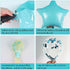Sweet 16 Birthday Decorations,Teal 16th Birthday Decorations for Girls -Sweet 16 Birthday Banner, 16 Teal Blue Balloons,Sweet 16 Birthday Sash and Caketopper,Turquoise Blue Metalic Tinsel Party Photo Backdrop Curtains