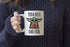 Baby Yoda Gifts for Dad, Best Dad Ever Coffee Mug for New Dad To Be Men Fathers' Day Gift Birthday Present from Daughter Son Wife (Yoda Dad)