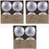 Mega Candles 12 pcs Unscented Silver Floating Disc Candles 3 Inch Diameter, Home D©cor, Wedding Receptions, Baby Showers, Birthdays, Celebrations & Party Favors