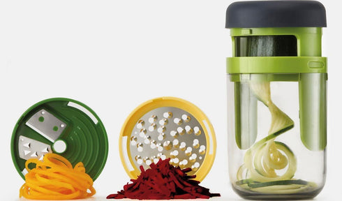 Joseph Joseph Spiro Spiralizer, One Size, Green/Yellow