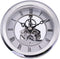 MoreChioce Transparent Clock Insert, 4-1/16 Inch (103mm) Built-in Clock with Roman Numeral Quartz Movement DIY Clock Accessories