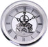 MoreChioce Transparent Clock Insert, 4-1/16 Inch (103mm) Built-in Clock with Roman Numeral Quartz Movement DIY Clock Accessories