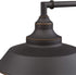 Westinghouse Lighting 6344800 One-Light Indoor, Oil Rubbed Bronze Finish with Highlights Iron Hill Wall Fixture, 1 Sconce, Black