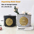 Viierik Foldable Storage Organizer Basket Fabric Waterproof Storage Bins Organizers for Nursery Shelf, Closet, Office - Pack of 4