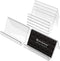 MaxGear Business Card Holder for Desk Acrylic Business Card Display Holders Clear Business Cards Holder Stand 6 Pack Desktop Plastic Name Card Organizer, Capacity: 50 Cards