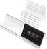 MaxGear Business Card Holder for Desk Acrylic Business Card Display Holders Clear Business Cards Holder Stand 6 Pack Desktop Plastic Name Card Organizer, Capacity: 50 Cards