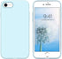 YINLAI iPhone SE 2022 Case 5G,iPhone SE 2020 Case,iPhone 8 Case iPhone 7 Case Slim Liquid Silicone Non Slip Shockproof Cover Soft Bumper Protective Phone Case for iPhone SE 3rd/SE 2nd Gen/8/7,Fog Blue