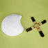 Toddler Chair Cushion & feet Covers Set, Bunny White, Washable, Memory Foam, for Wooden Toddler Chair