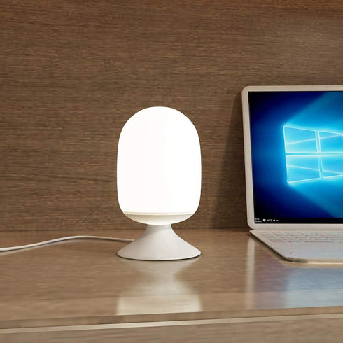 LEDMOMO Anti-Shock LED Table Lamp, Silicone Reading Night Light, Bedside Table Lamp for Bedroom Living Room Office Home Nursery Baby Room Desktop