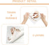 Trgowaul 100 Pack Baby Girl Shower Napkin Rose Gold Baby Girl Letters and Baby Footprint Pattern Beverage Napkins 3-Ply White Paper Cocktail Napkins for Girl Baby Shower Party