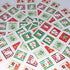 Merry Christmas Holiday Stamps Creative Sticker Assortment, 100 Stickers - Best Gift for Kids! Santa, Christmas Tree, Snowman and Christmas Stocking ( 10 Sheets)