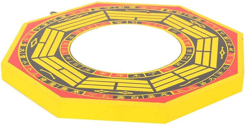 GLOGLOW Traditional Chinese Feng Shui Convex, Bagua Mirror for Protection Against Harmful Special(6in, Concave)