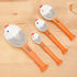 Bits and Pieces - Ceramic Chicken Measuring Spoons - Whimsical, and Practical Chicken Figurine with 4 Measuring Spoons - Adds Quirky Charm to Your Kitchen.